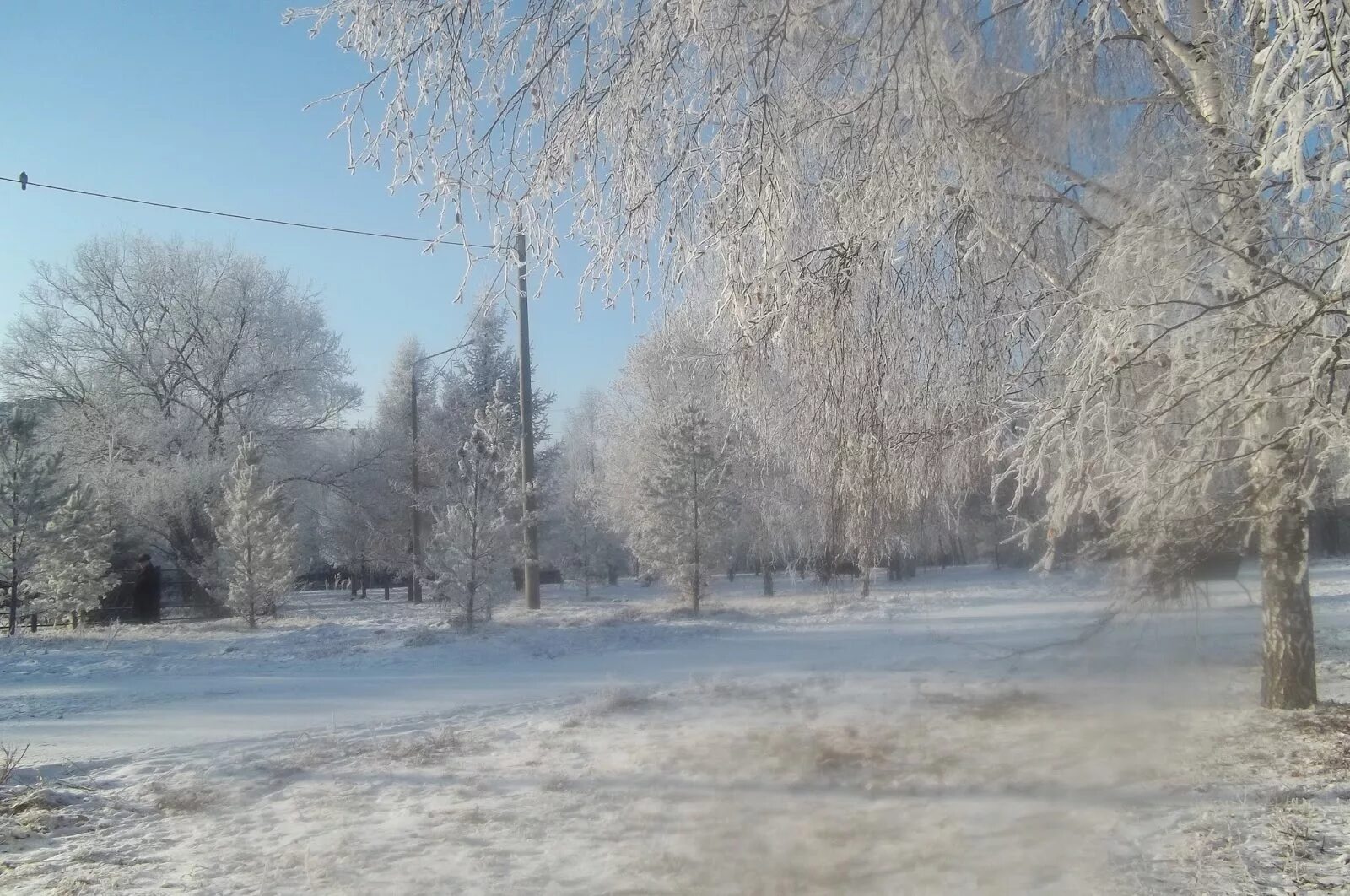 Село краснояр. Озеро большой Вудъяр зимой.