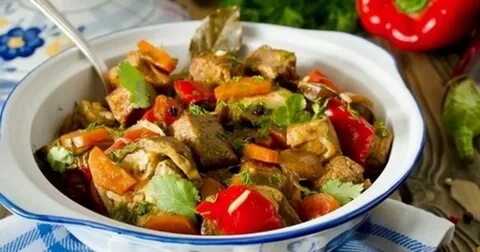 Мясо с овощами быстро и вкусно