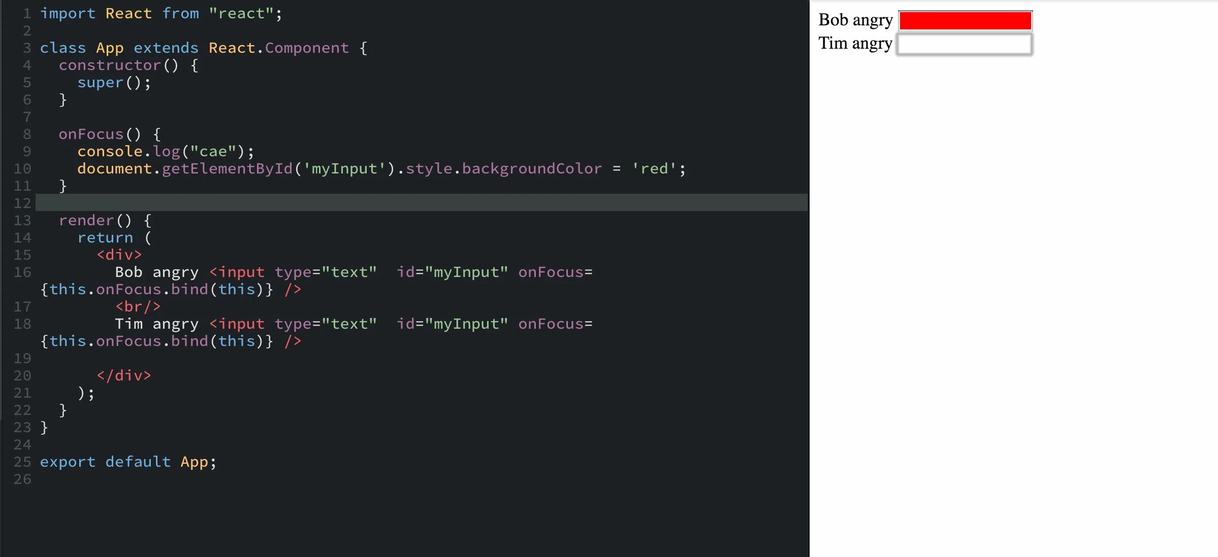 React imported component. React css. input type html. реакт компоненты. программный код react.