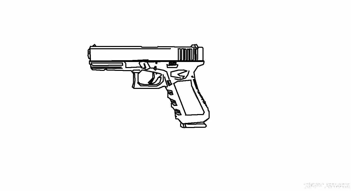 Стандофф 2 пистолеты Глок. Глок 17 на белом фоне. Раскраска стандофф оружие