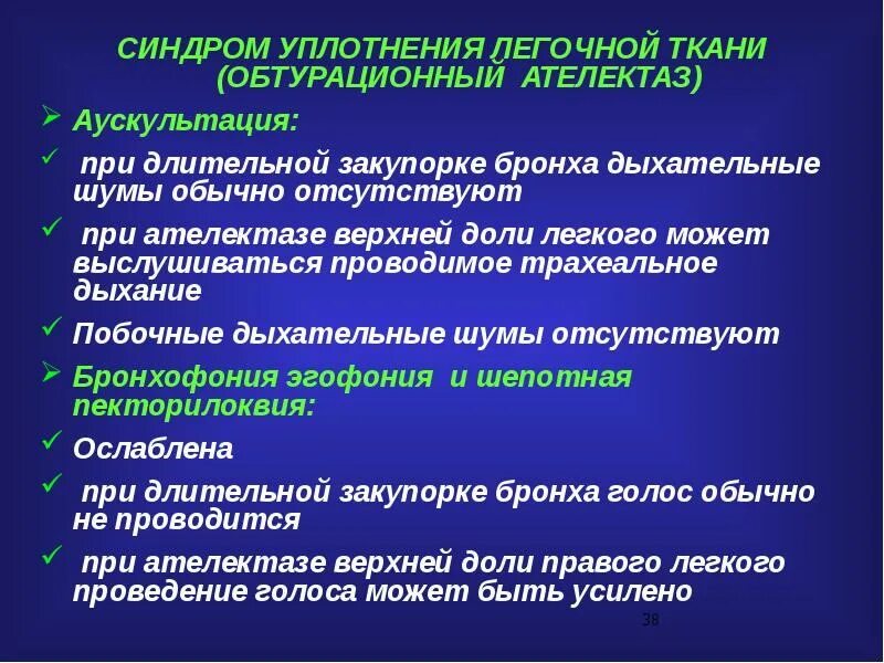 Синдром легочного уплотнения. Уплотнение легочной ткани при. Синдром уплотнения ткани. 1.Синдром уплотнения легочной ткани. Обтурационный ателектаз легкого