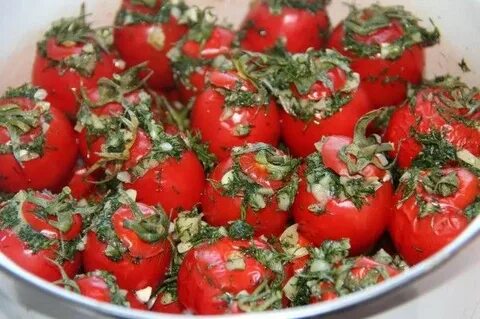 Соленые помидоры по армянски