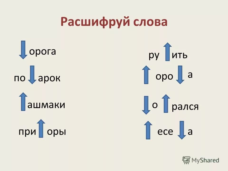 Как расшифровывается д б. Расшифруй слова. Расшифруй предложение. Расшифровка слов. Презентация дифференциация б д.