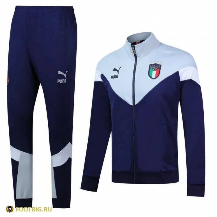 Купить футбольный костюм. Puma Italia костюм. Спортивный костюм AC Milan Puma. Спортивный костюм Puma Italia. Спортивный костюм Пума сборная Италии.