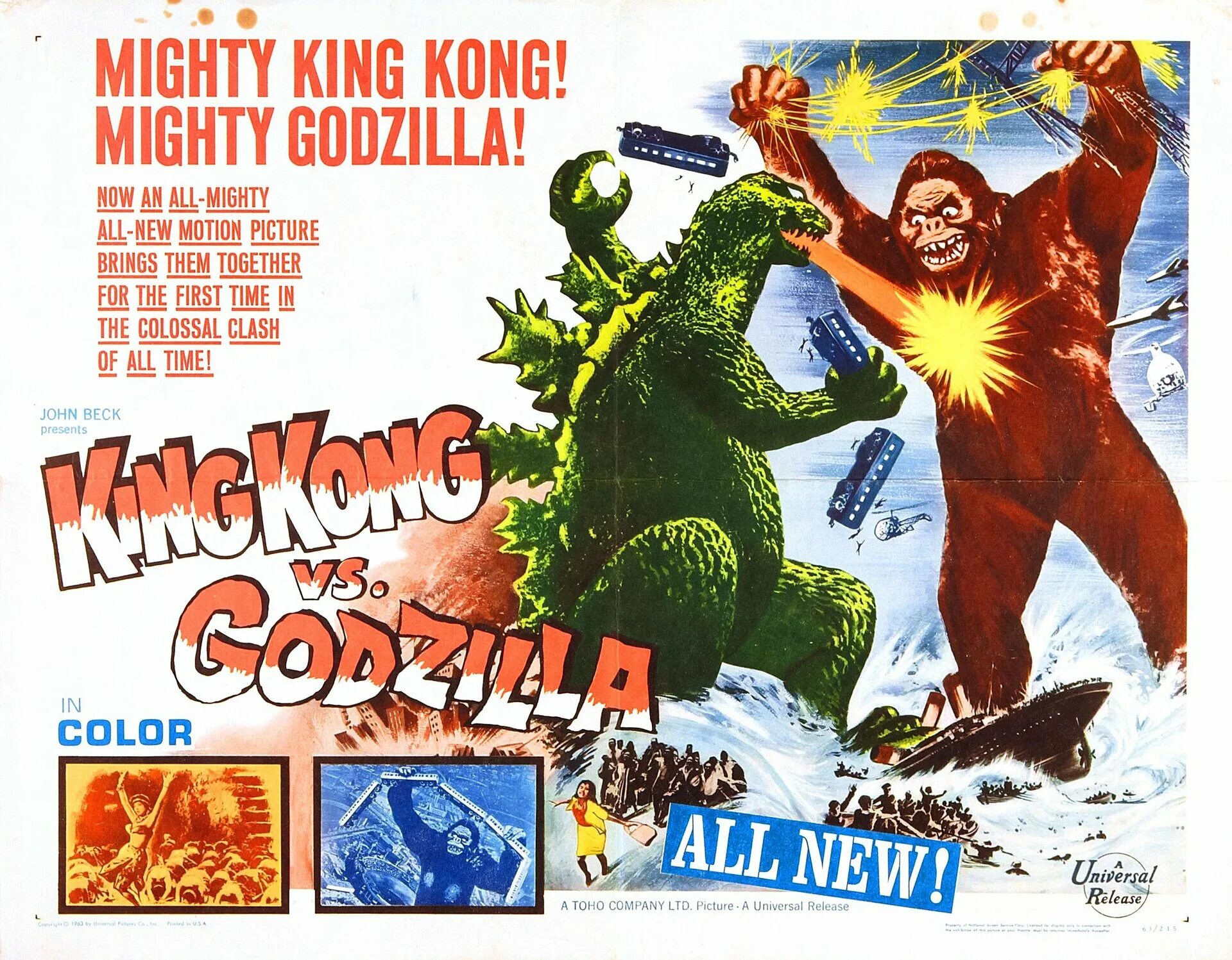 Годзилла и конг постер. Конг против Годзиллы 1962. Кинг Конг против Годзиллы 1962 Постер. Годзилла против Кинг Конга Постер.