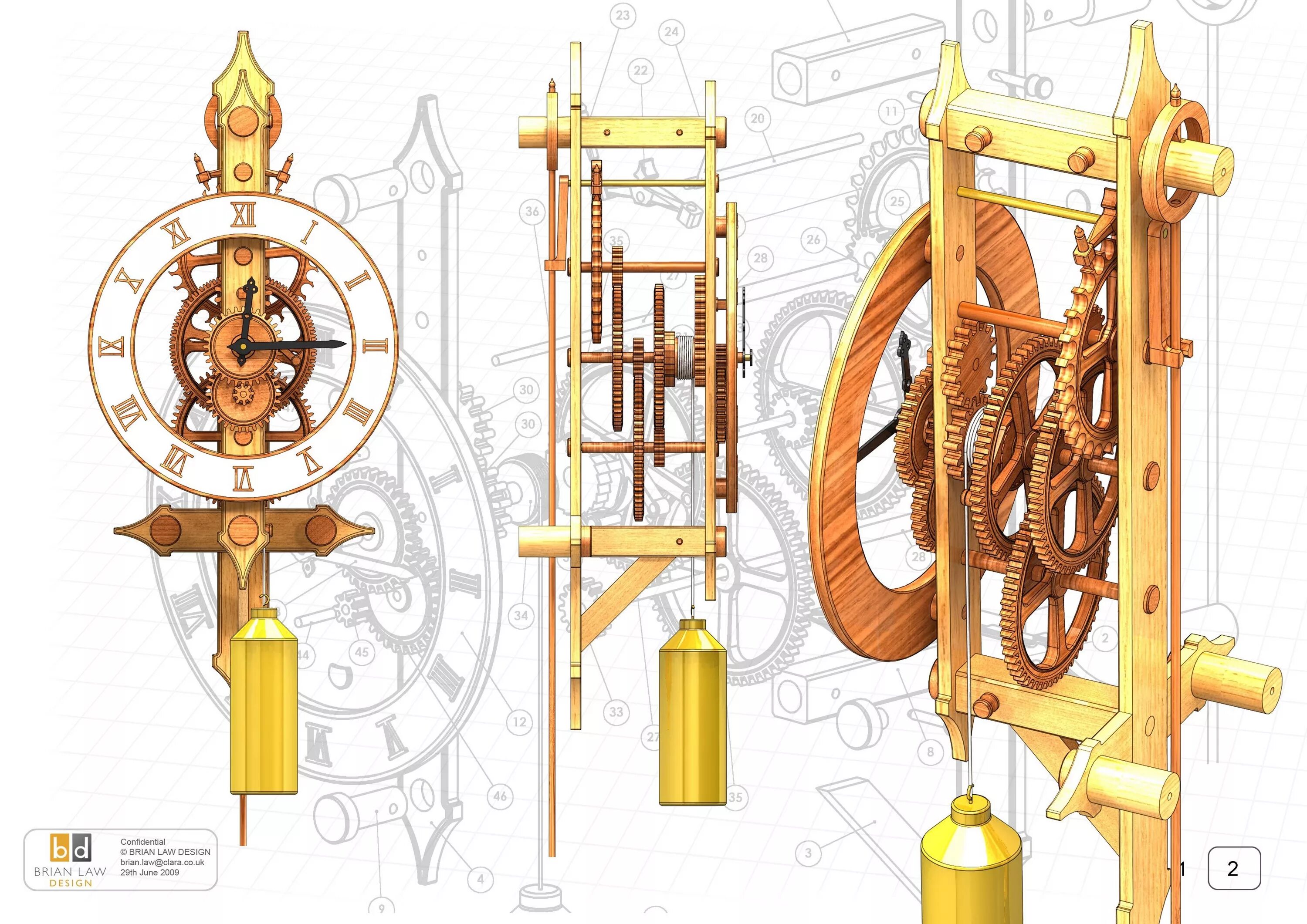 AW Extra 10/10/13 - Country-Style Grandfather Clock Popular Woodworking Grandfat