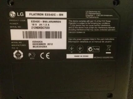 Lg flatron характеристики
