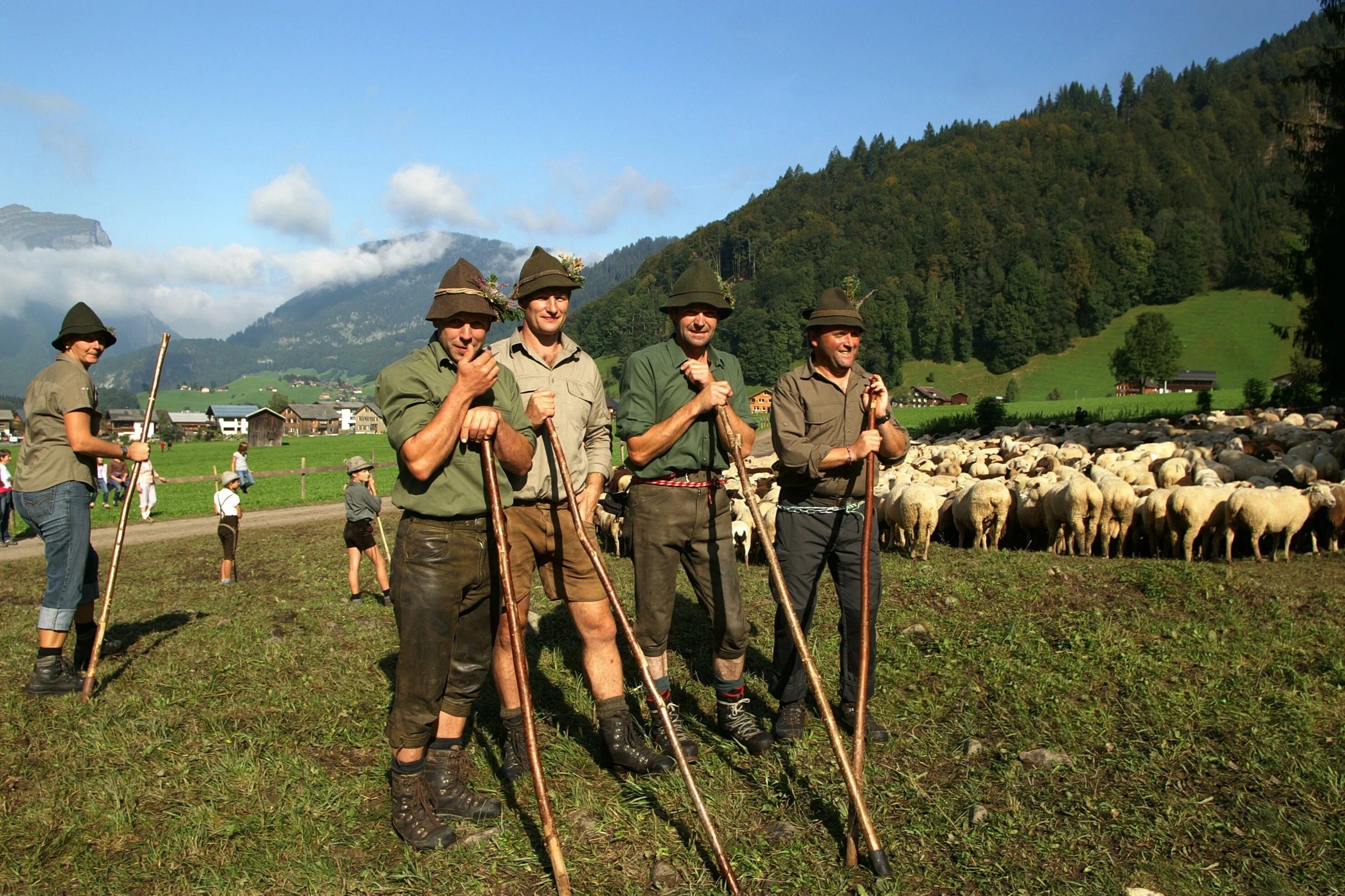 Народы германии и их основные занятия. Альпийские фермеры. Австрия жители. Сельские жители в Германии. Население Австрии.
