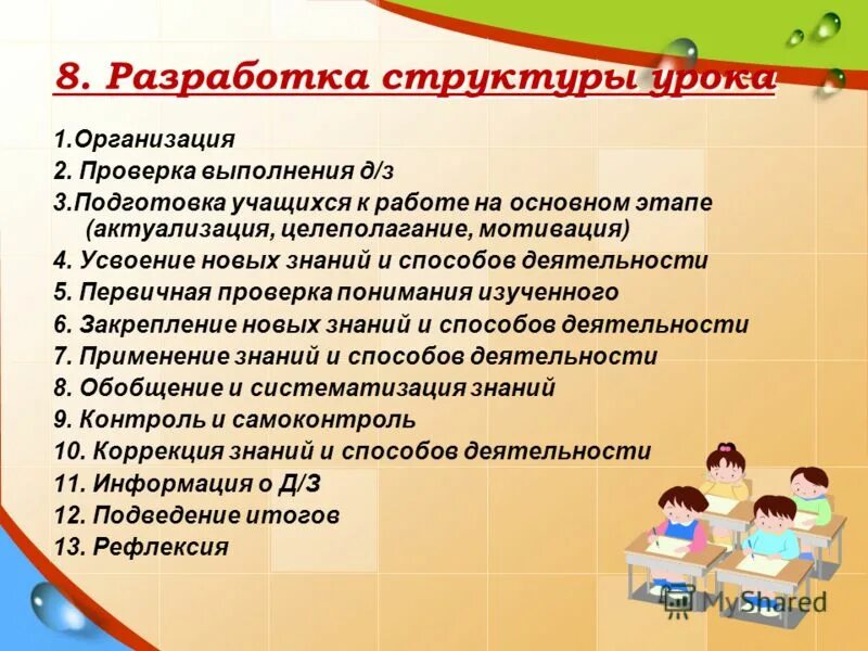 План современного урока. Структура урока в начальной школе. Организация урока в начальной школе. Урок по ФГОС В начальной школе. Проектирование уроков в начальной школе