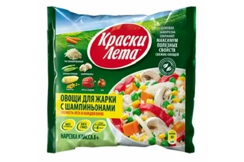 Замороженные овощи и грибы