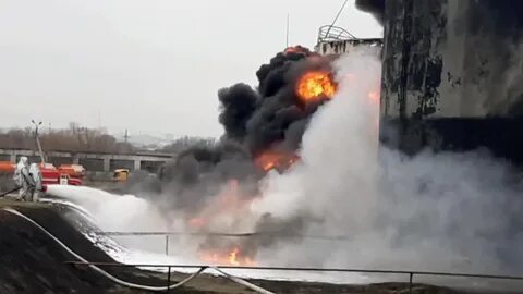 Атаковали нефтебазу