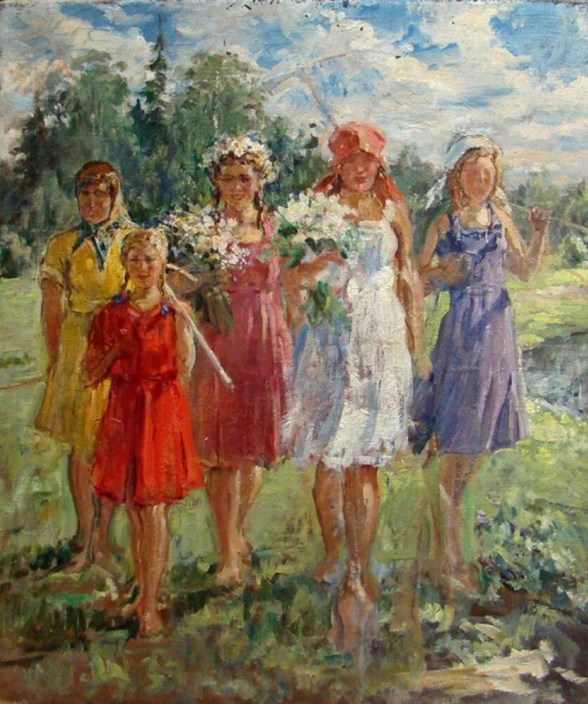 Lida комсомолка. Шемякин михаил михайлович (1908–2003). картина комсомолка. танец в советской живописи. советская картина на танцы.