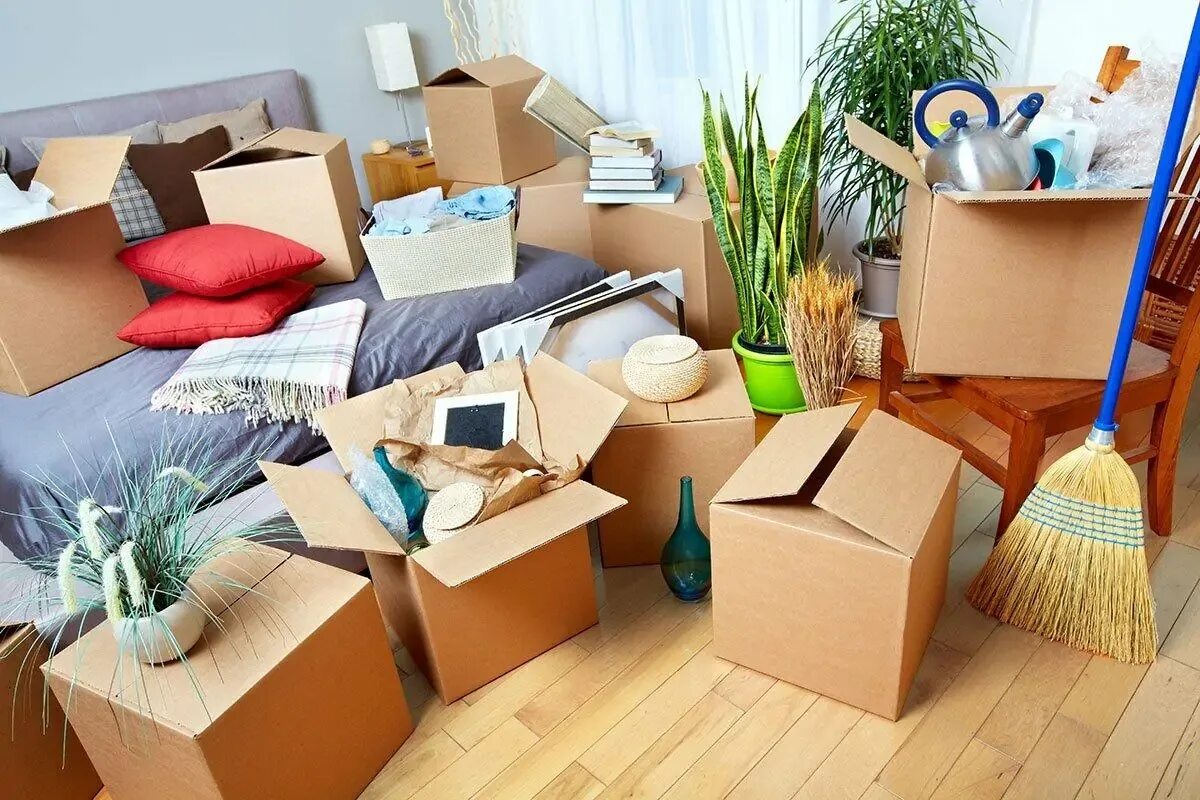 В какие дни переезжать в квартиру. Переезд. Комната с коробками. Вещи в квартире. Коробки в квартире.