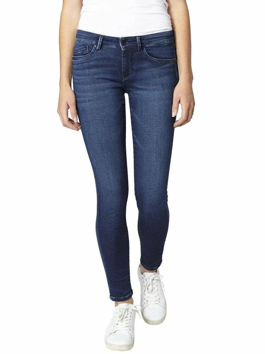Join Life Jean skinny taille basse Délavage clair Jean Stradivarius en color