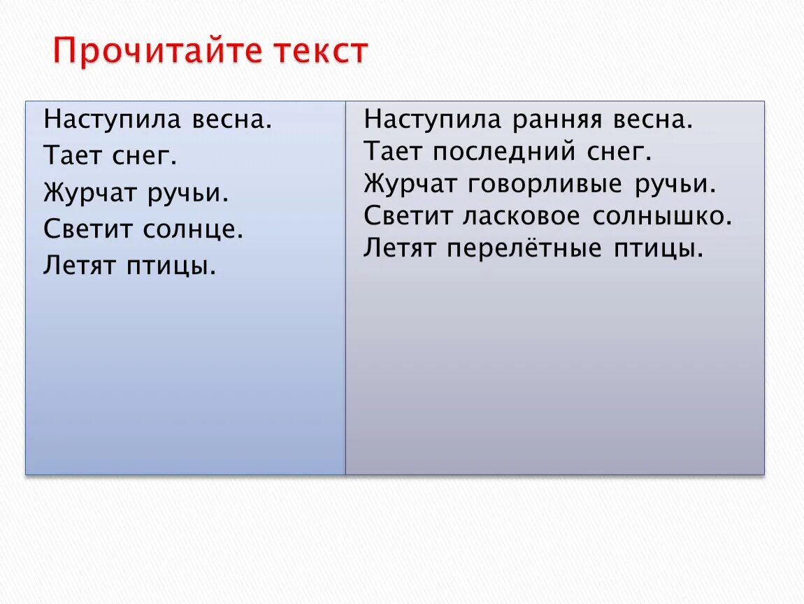 Время слова наступила. Текст день наступил.