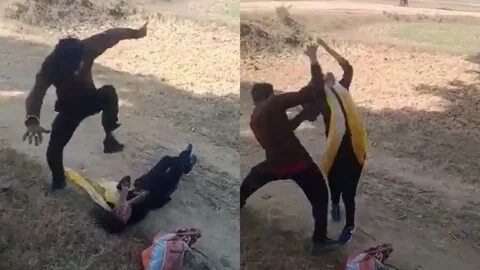 Madhya Pradesh, man beats girlfriend, viral video, Rewa, man hits girlfrien...