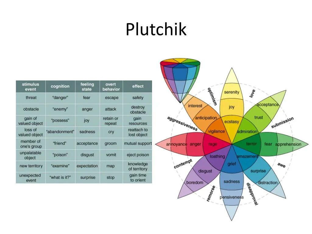 Колесо эмоций Плутчика.