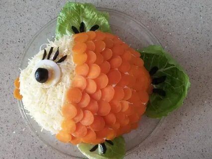 Салат рыбка рецепт