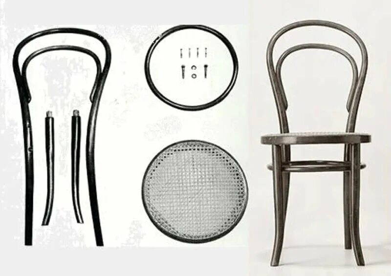 Стул снизу. Стулья Венские Ле Корбюзье. Michael Thonet – Chair no14. Thonet 14. Thonet Chair №14.