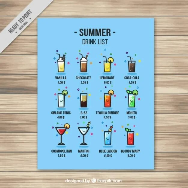 Drinks list. Летнее меню напитков. Плакат летний напиток. Самер Дринк на английском.