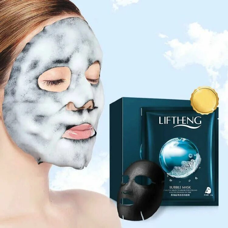 Маска пузырьковая liftheng. Black Sea Salt маска для лица. Пузырьковые тканевые маски liftheng Bubble Mask. Bubble Mask Black Sea Salt.