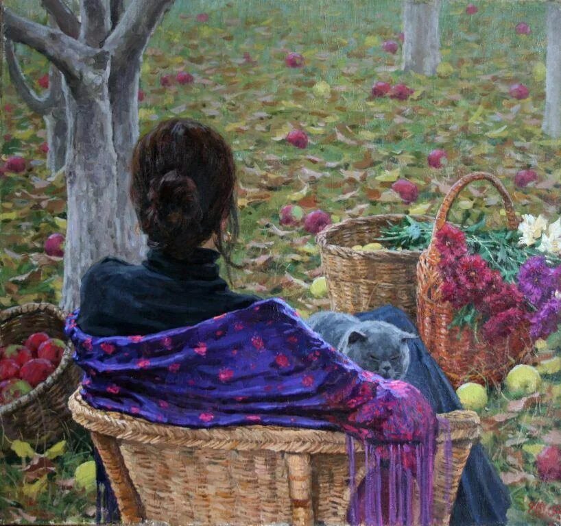 Душевная девушка. Лето на пороге. Собирали не спеша. Собирали не спеша. Владимир жданов картины лето.
