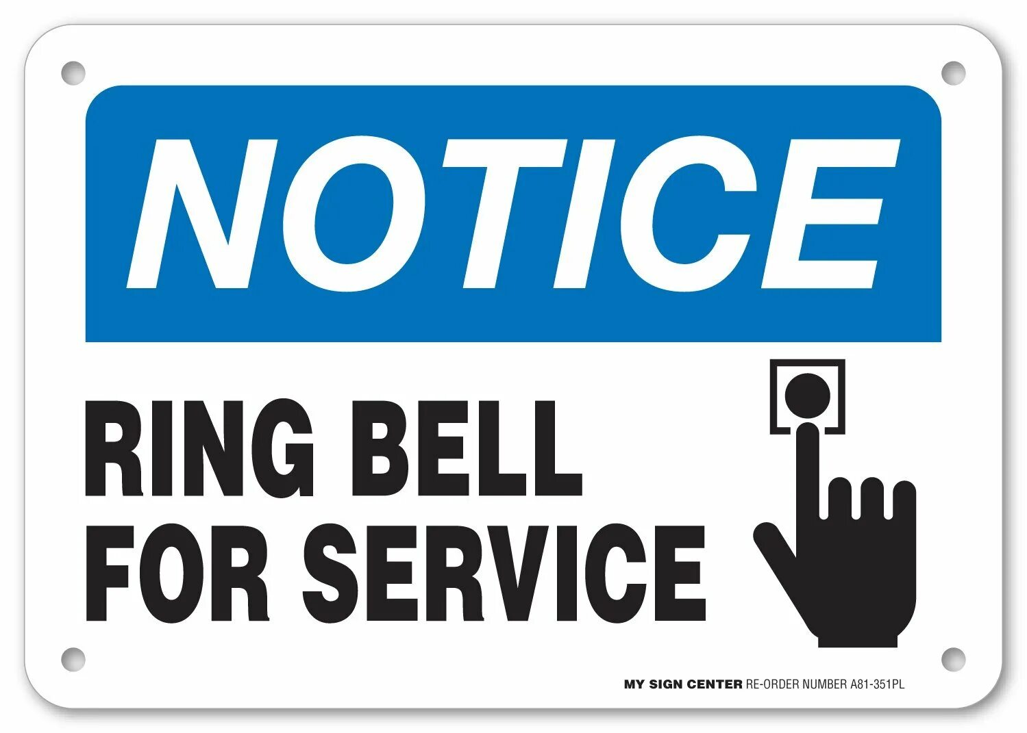 Ring a Bell. For сервис. Ring the Bell sign. SIGNSERVICE.