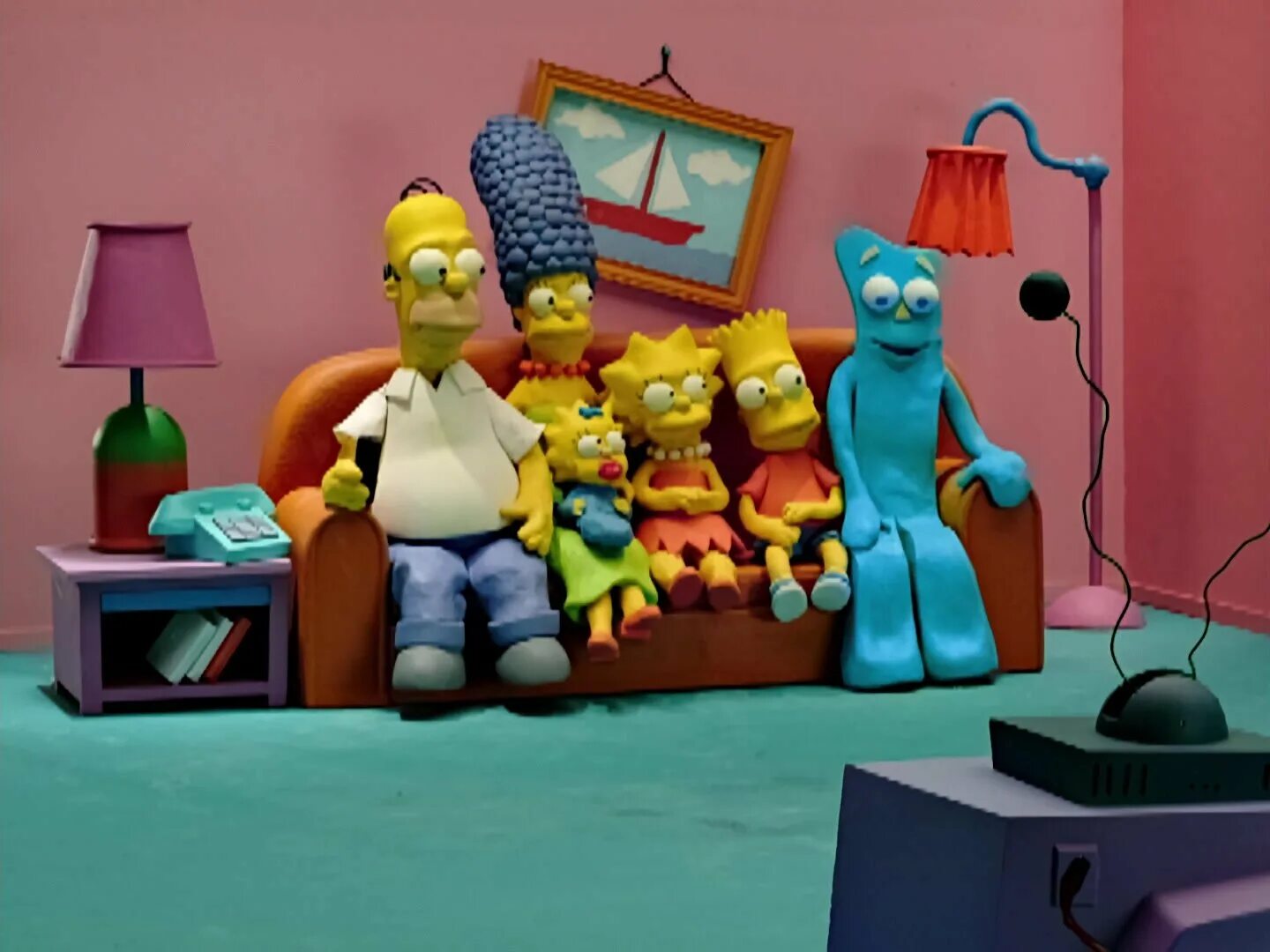 Барт симпсон из пластилина. Мардж симпсон из пластилина. Симпсоны пластилин. Комната из пластилина.