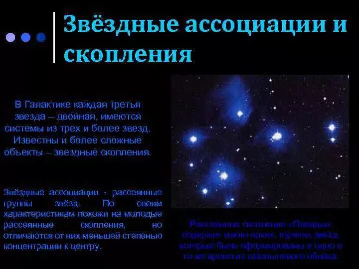 Количество звезд 5. Звездные скопления и ассоциации. Звёздное скопление происхождение. Звездные ассоциации. Звездные ассоциации примеры.