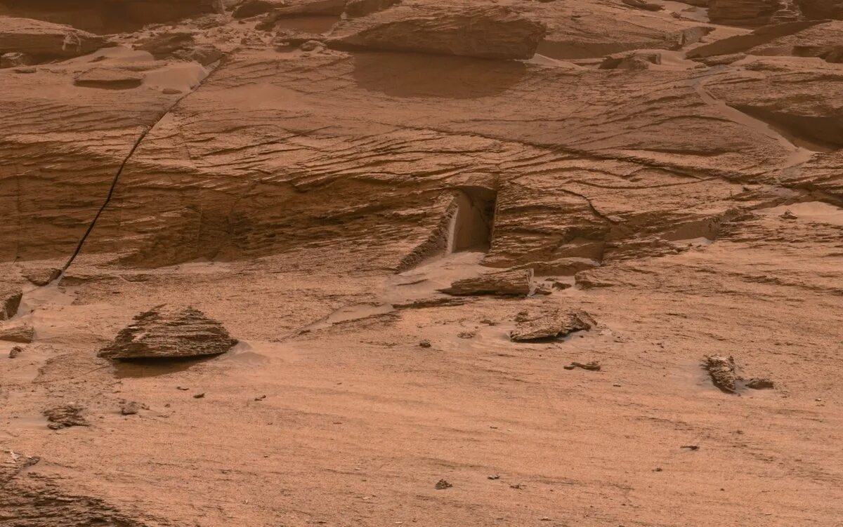 Марсоход НАСА Curiosity. Кидония (Марс). На Марсе. Пещера на Марсе.