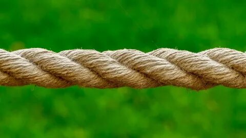 twisted rope. 
