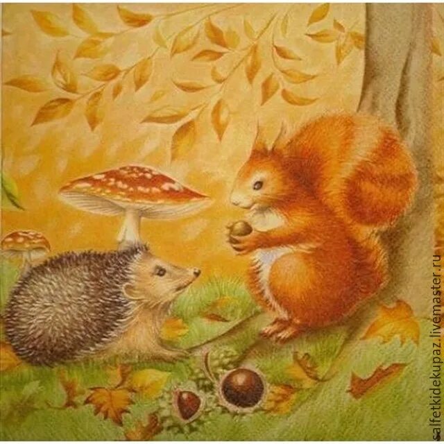 Cartoon creature selvagge nella foresta Vettore Premium Cartoni animati, Animali