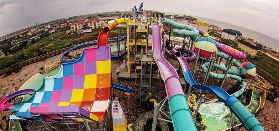 Permanently closed: Aquapark Medusa, water park, Autonomous Republic of Crimea, 