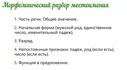 Конспект урока 6 класс морфологический анализ местоимений. Порядок морфологического разбора местоимения 4 класс. План морфологического разбора местоимения. Памятка морфологический разбор местоимения. Как разбирать местоимение морфологический разбор.