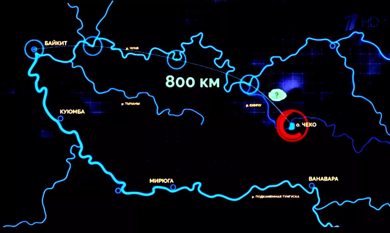 ванавара красноярский край на карте