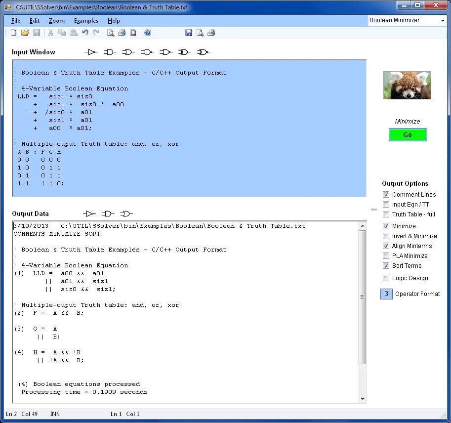 Boolean c