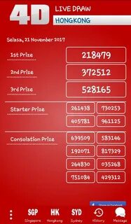 Live draw hk