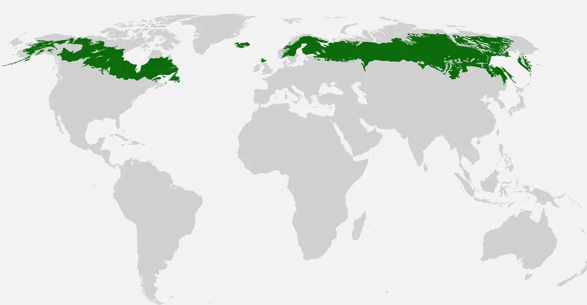 Северная америка ареалы
