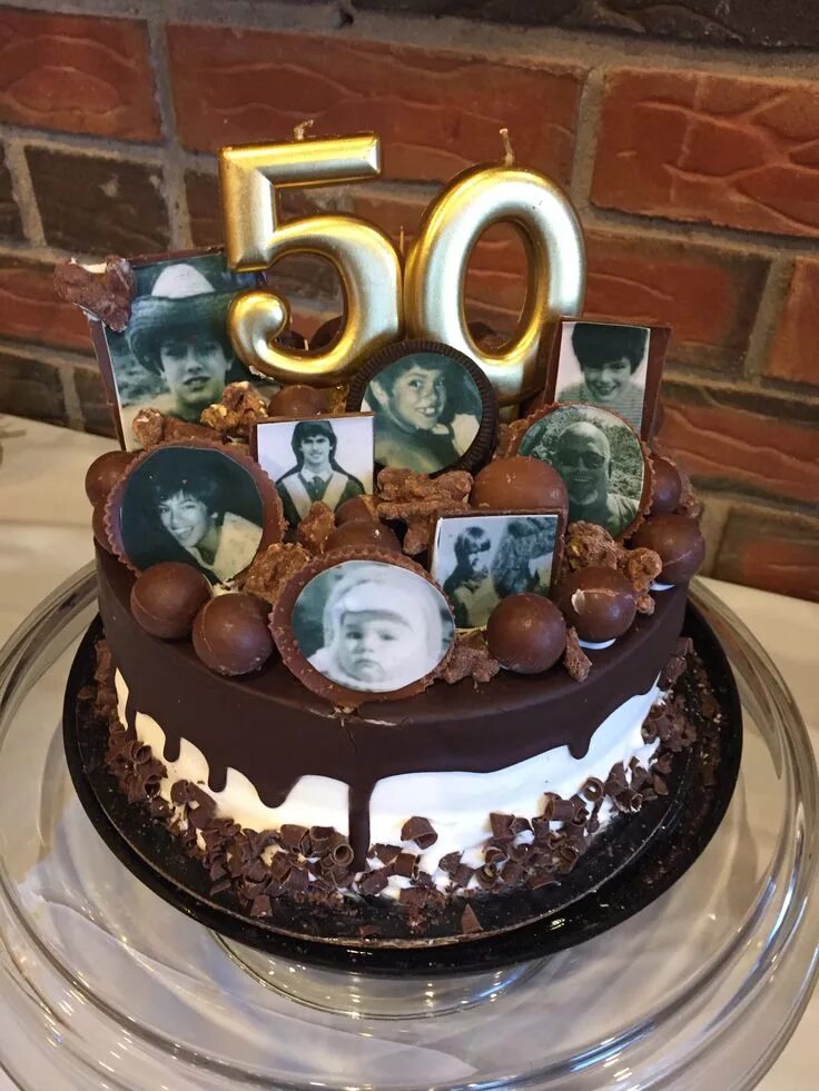 Golden Wedding Anniversary Cake. 50 years of marriage celebration fruit cake. Go
