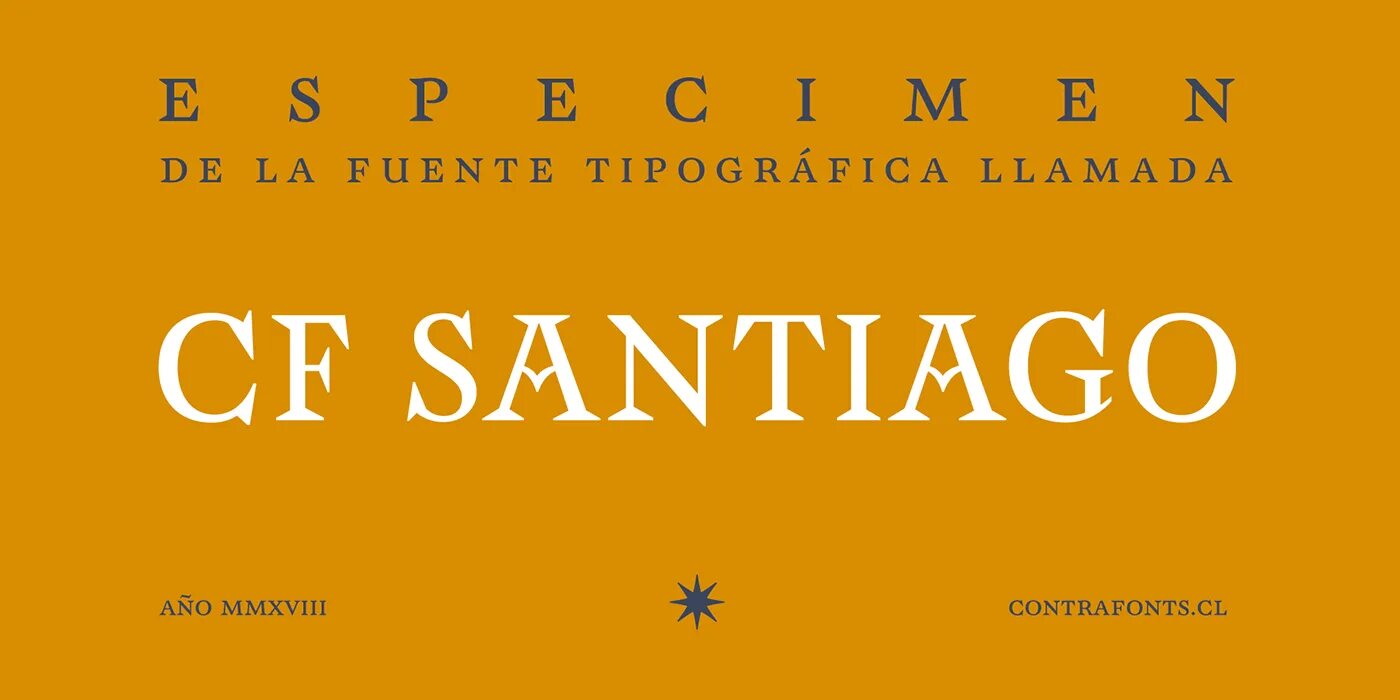 Only capitals. Santiago шрифт. Santiago перевод.