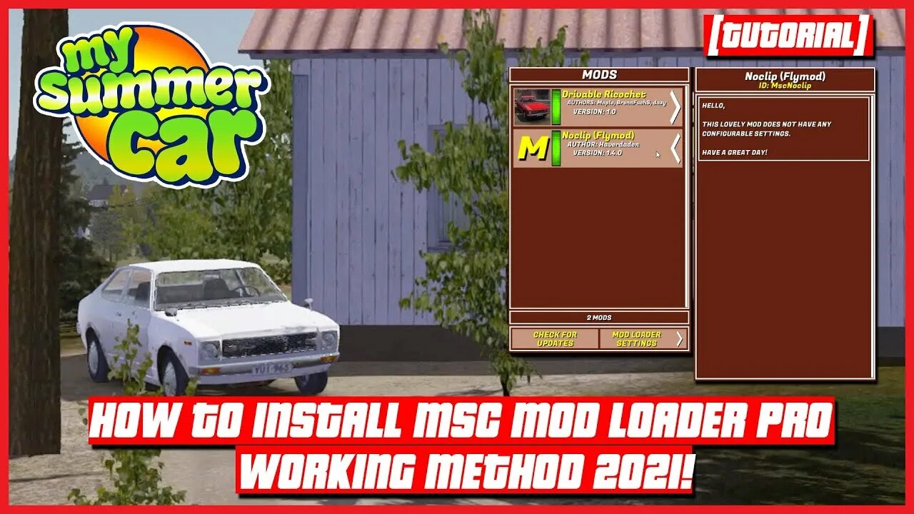 Масемеркар MSC Mod Loader. My Summer car Mod Loader. MSC Loader my Summer car. Русификатор май саммер кар.