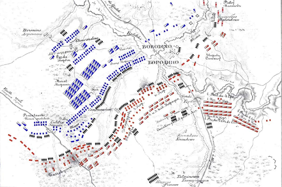 Бородино сражение карта. Схема бородинского сражения 1812 года. битва при бородино 1812 карта. бородинская битва 1812 карта сражения. бородинское сражение 1812 схема боя.