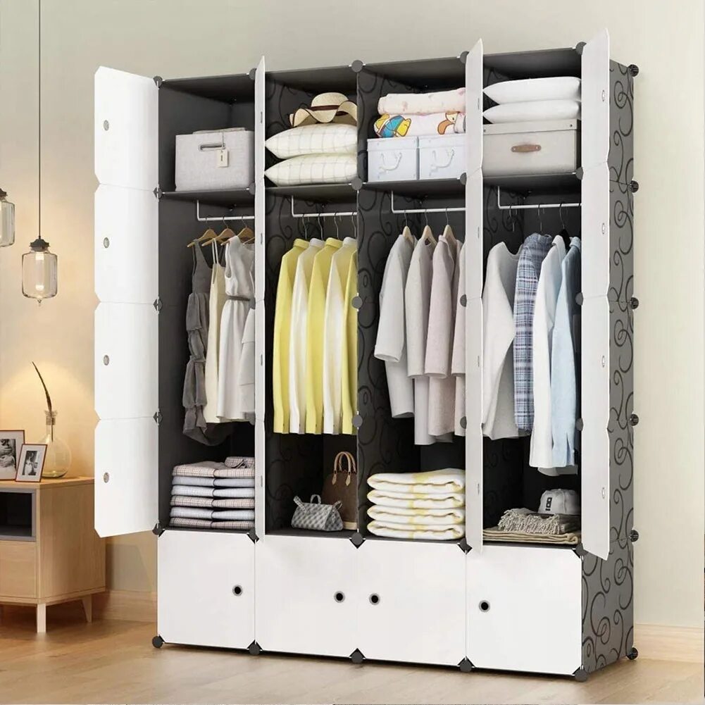 Шкафы какое удобно. Versace Wardrobe шкаф. Удобный шкаф для одежды. Шкаф модульный гардеробный. Компактный шкаф для одежды для маленькой комнаты.