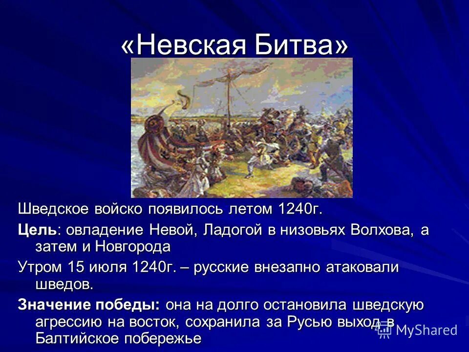 Войско шведского короля высадилось в устье невы. Битва Невского со шведами на Неве. 1240 Невская битва причины кратко. 15 Июля 1240 Невская битва.