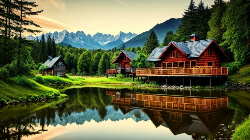Cozy Rustic Cabins: 5 Stunning Designs Lake house, Cabin, Beautiful homes