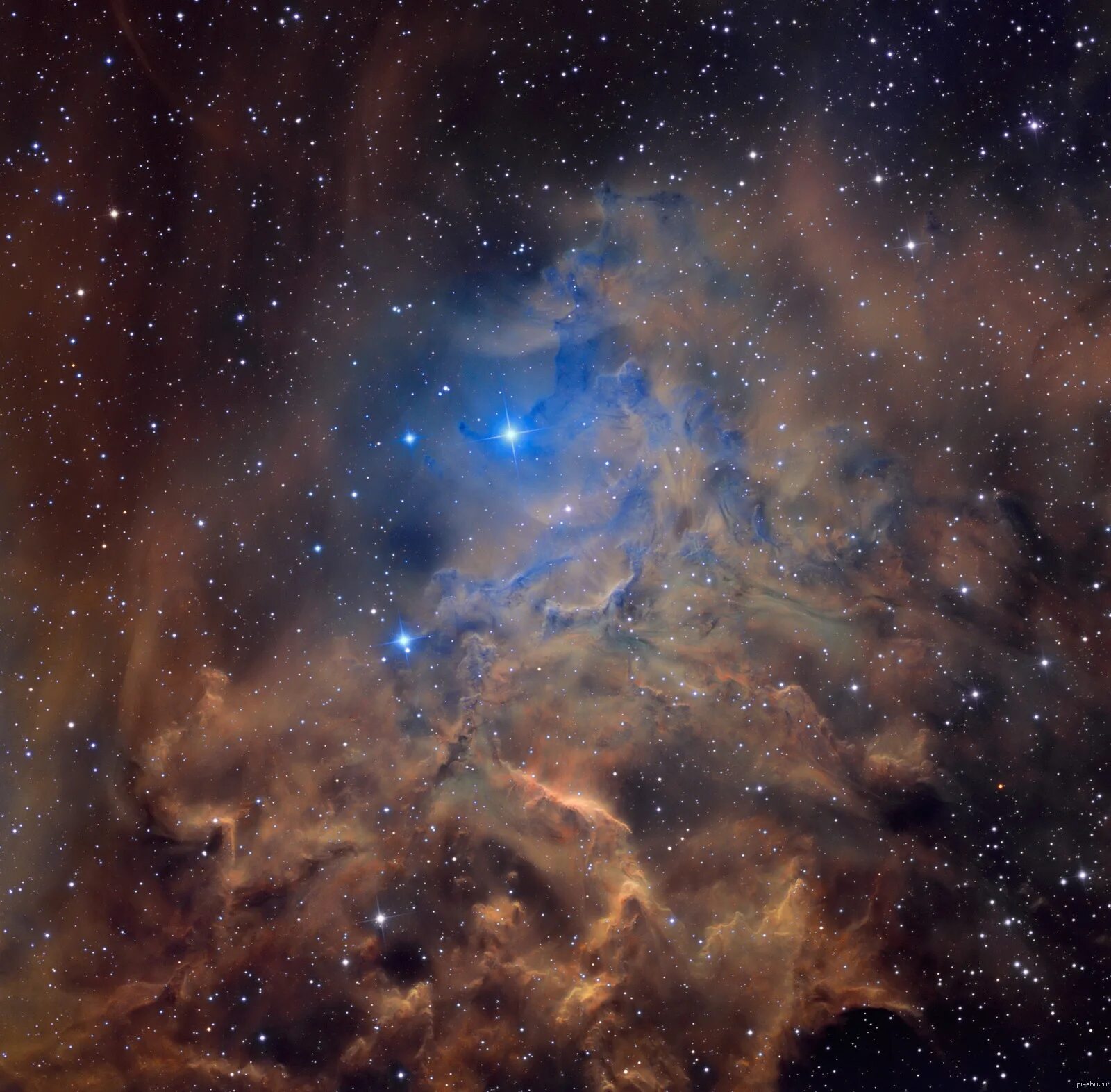 Ngc. Небула звезда. Туманность NGC 1491. Ic 405 туманность. Ic 405 — туманность «Пылающая звезда».