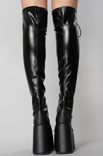 High platform boots