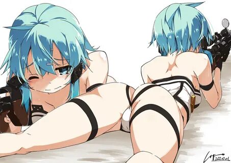 shikei, asada shino, sinon, sword art online, sword art online: phantom bul...