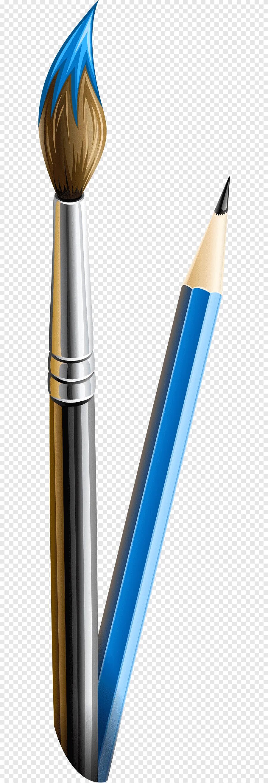 Pencils brushes. Кисточка и карандаш. Кисть карандашом. Кисть и карандаш вектор. Карандаши и Кисточки на прозрачном фоне.