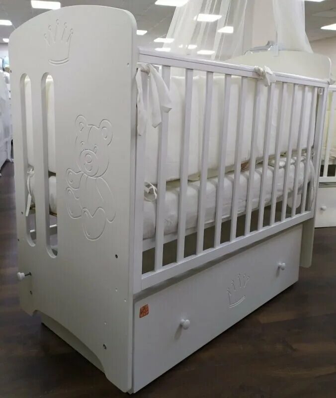 кровать с маятником белая с ящиком. детская кроватка каролина алита. кровать детская cosmic (фигур. кровать аэлита 2 с маятником и ящиком. кроватка лель лилия аб 17.